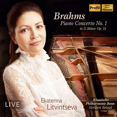 브람스: 피아노 협주곡 1번 (Brahms: Piano Concerto No.1)(CD) - Ekaterina Litvintseva