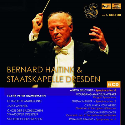 베르나르트 하이팅크 & 슈타츠카펠레 드레스덴 (Bernard Haitink & Staatskapelle Dresden) (6CD) - Bernard Haitink