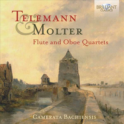 몰터 & 텔레만: 플루트와 오보에를 위한 사중주 (Molter & Telemann: Flute and Oboe Quartets)(CD) - Roberto De Franceschi