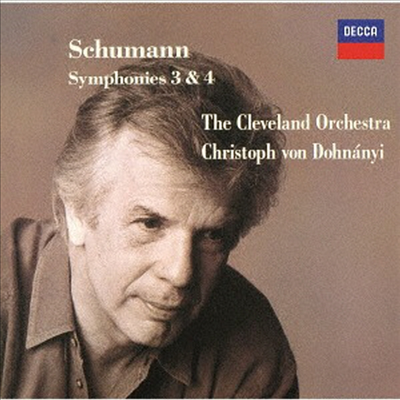 슈만: 교향곡 3 '라인', 4번 (Schumann: Symphonies Nos.3 "Rhenish" & 4) (일본반)(CD) - Christoph Von Dohnanyi