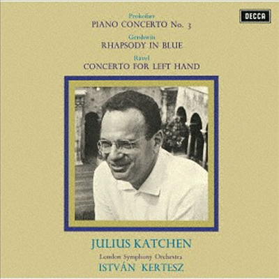 라벨: 피아노 협주곡, 프로코피에프: 피아노 협주곡 3번 (Ravel: Piano Concerto For Left Hand, Prokofiev: Piano Concerto No.3) (일본반)(CD) - Julius Katchen