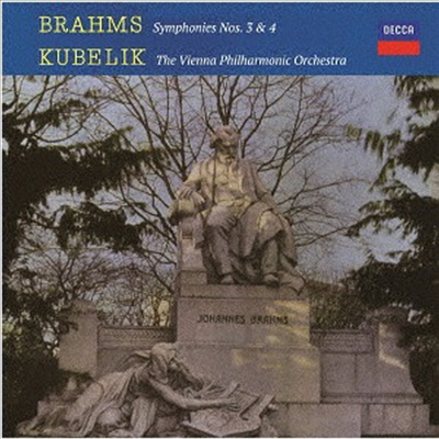 브람스: 교향곡 3, 4번 (Brahms: Symphonies Nos.3 & 4) (일본반)(CD) - Rafael Kubelik