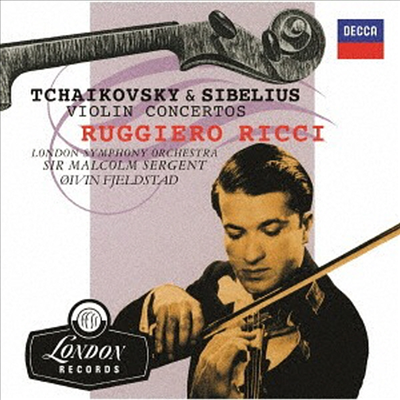 차이코프스키, 시벨리우스: 바이올린 협주곡 (Tchaikovsky & Sibelius: Violin Concerto) (일본반)(CD) - Ruggiero Ricci