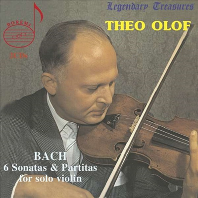 바흐: 무반주 바이올린 소나타와 파르티타 전곡 (Bach: 6 Sonatas &amp; Partitas for solo Violin) (2CD) - Theo Olof