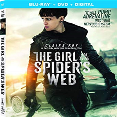 Girl In The Spider's Web: New Dragon Tattoo Story (거미줄에 걸린 소녀) (Blu-ray+DVD)