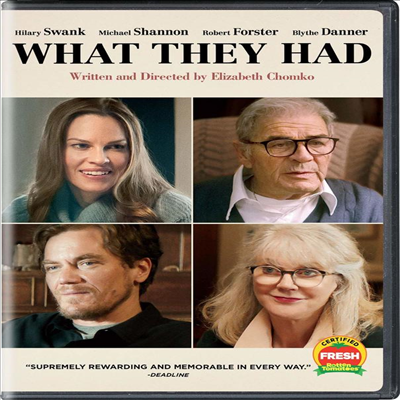 What They Had (왓 데이 해드) (2018)(지역코드1)(한글무자막)(DVD)