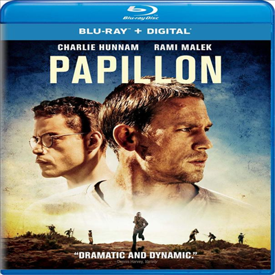 Papillon (빠삐용) (2017) (한글무자막)(Blu-ray + Digital)