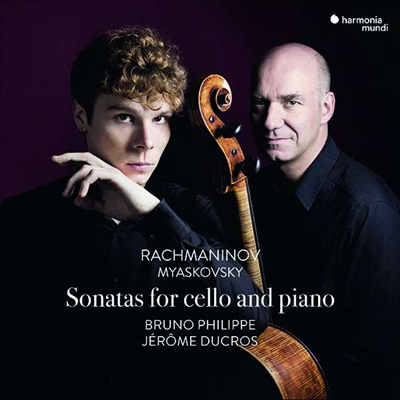 라흐마니노프 & 미야스코프스키: 첼로 소나타 (Rachmaninov & Myaskovsky: Sonatas for Cello and Piano)(Digipack)(CD) - Bruno Philippe