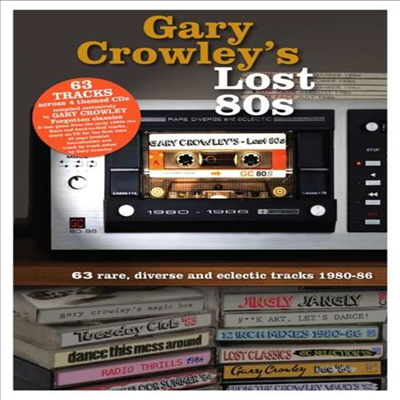 Various Artists - Gary Crowley's Lost 80s: 63 Rare, Diverse And Eclectic Tracks (Hardcover Book)(4CD)