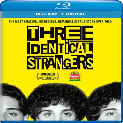 Three Identical Strangers (쓰리 아이덴티컬 스트레인저스) (2018) (한글무자막)(Blu-ray + Digital)