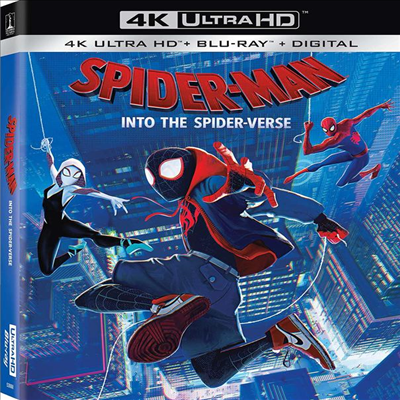 Spider-Man: Into The Spider-Verse (스파이더맨: 뉴 유니버스) (2018) (한글무자막)(4K Ultra HD + Blu-ray + Digital)