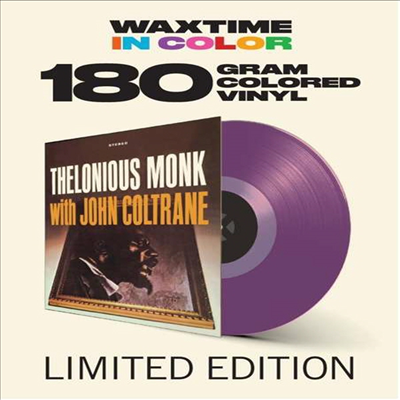 Thelonious Monk - Thelonious Monk With John Coltrane (Ltd. Ed)(Remastered)(Bonus Track)(180G)(Purple Vinyl)(LP)