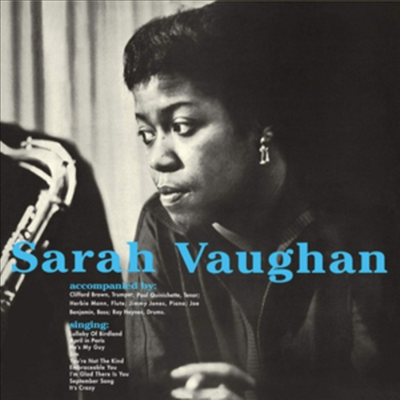 Sarah Vaughan &amp; Clifford Brown - Sarah Vaughan With Clifford Brown (Ltd. Ed)(Remastered)(180G)(Clear Vinyl)(LP)