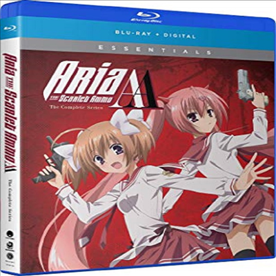 Aria The Scarlet Ammo AA: Complete Series (비탄의 아리아AA)(한글무자막)(Blu-ray)