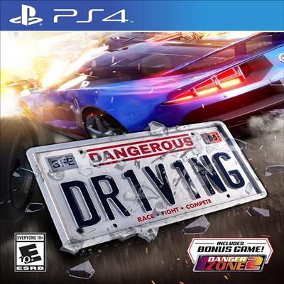 데인저러스 드라이빙 (Dangerous Driving) (PlayStation 4)(영문반)