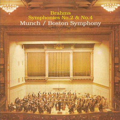 브람스 : 교향곡 2 & 4번 (Brahms : Symphonies No.2 & 4) (Blu-spec CD 일본반) - Charles Munch