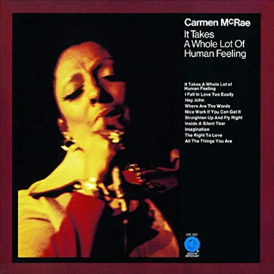 Carmen McRae - It Takes A Whole Lot Of Human Feeling (Remastered)(Ltd. Ed)(일본반)(CD)