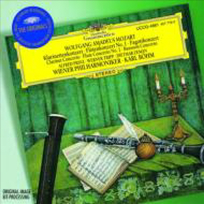 모차르트: 클라리넷 협주곡, 플루트 협주곡 1번, 바순 협주곡 (Mozart : Clarinet Concerto K.622, Flute Concerto No.1 K.313, Bassoon Concerto) (일본반)(CD) - Karl Bohm