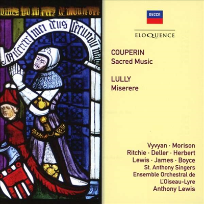 쿠프랭: 종교 음악, 룰리: 미제레레 (Couperin: Sacred Music, Lully: Miserere)(CD) - Anthony Lewis