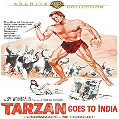 Tarzan Goes To India (1962) (타잔 - 조크 마호니) (DVD-R)(한글무자막)(Blu-ray)