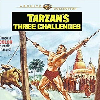 Tarzan's Three Challenges (1963) (정글왕 타잔) (DVD-R)(한글무자막)(Blu-ray)