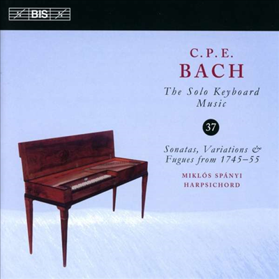 CPE 바흐: 하프시코드 소나타 15, 18번 (CPE Bach: Harpsichord Sonata Wq.65 No.15 & 18;Wq.69)(CD) - Miklos Spanyi