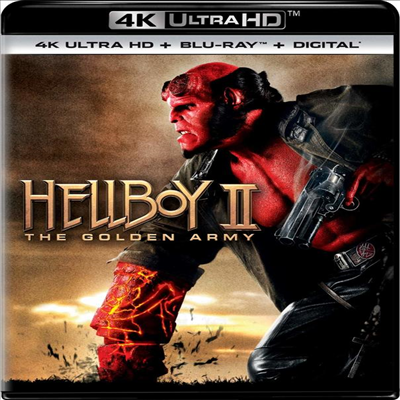 Hellboy II: The Golden Army (헬보이 2: 골든 아미) (2008) (한글무자막)(4K Ultra HD + Blu-ray + Digital)