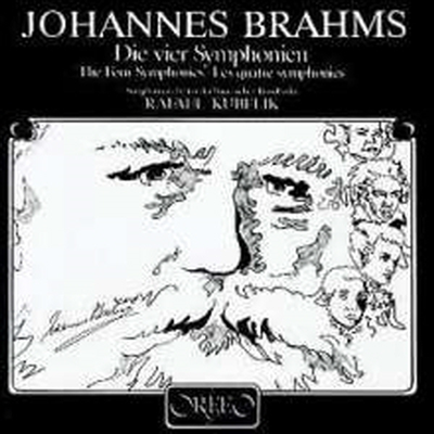 브람스: 교향곡 1번 - 4번 (Brahms: Complete Symphonies Nos.1 - 4) (4LP) - Rafael Kubelik