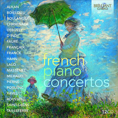 프랑스 피아노 협주곡 모음집 (French Piano Concertos) (12CD Boxset) - Gabriel Tacchino