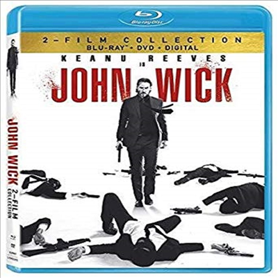 John Wick 1 & 2 (존 윅/존 윅 - 리로드)(한글무자막)(Blu-ray+DVD)