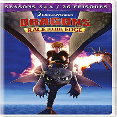 Dragons: Race To The Edge - Seasons 3 & 4 (드래곤 길들이기 레이스 투 더 엣지 시즌 3.4)(지역코드1)(한글무자막)(DVD)