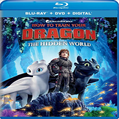 How To Train Your Dragon: The Hidden World (드래곤 길들이기 3) (2019) (한글무자막)(Blu-ray + DVD + Digital)