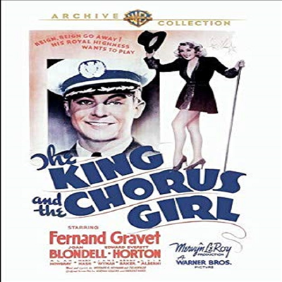 King & The Chorus Girl (1937) (더 킹 앤 더 코러스 걸) (지역코드1)(한글무자막)(DVD-R)