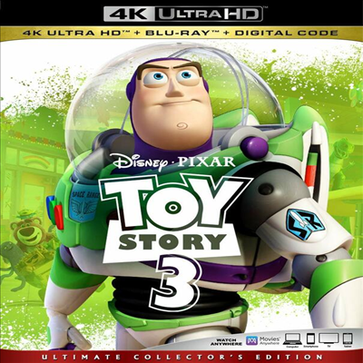 Toy Story 3 (토이 스토리 3) (2010) (한글무자막)(4K Ultra HD + Blu-ray + Digital Code)