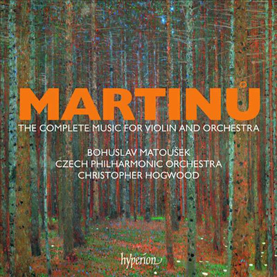 마르티누: 바이올린과 관현악을 위한 작품 전집 (Martinu: The Comlete Works for Violin and Orchestral) (4CD) - Bohuslav Matousek