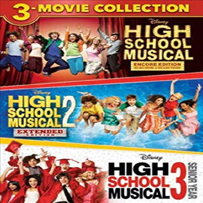 High School Musical: 3-Movie Collection (하이 스쿨 뮤지컬)(지역코드1)(한글무자막)(DVD)