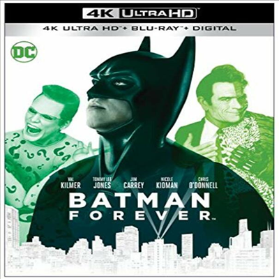 Batman Forever (배트맨 3 - 포에버) (1995) (한글무자막)(4K Ultra HD + Blu-ray + Digital)