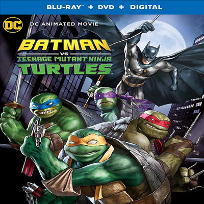 Batman Vs. Teenage Mutant Ninja Turtles (배트맨 대 닌자터틀) (2019) (한글무자막)(Blu-ray + DVD + Digital)
