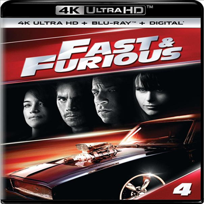 Fast &amp; Furious (분노의 질주: 더 오리지널) (2009) (한글무자막)(4K Ultra HD + Blu-ray + Digital)