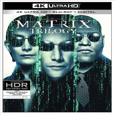 The Matrix Trilogy (매트릭스 3부작) (한글무자막)(4K Ultra HD + Blu-ray + Digital)