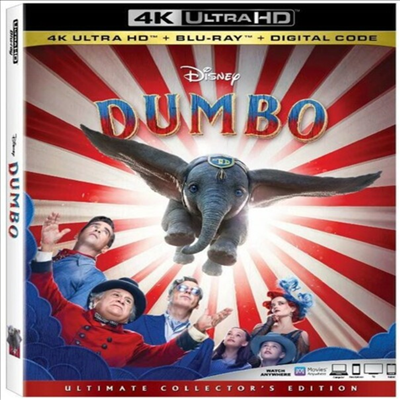 Dumbo (덤보) (2019) (한글무자막)(4K Ultra HD + Blu-ray + Digital Code)