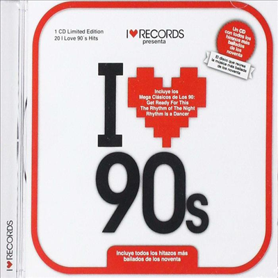 Various Artists - I Love 90&#39;s (CD)