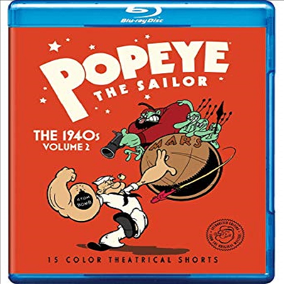 Popeye The Sailor: 1940s - Vol 2 (뽀빠이) (BD-R)(한글무자막)(Blu-ray)