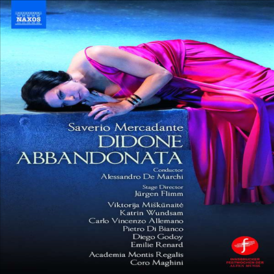 메르카단테: 오페라 &#39;버림받은 디도네&#39; (Mercadante: Opera &#39;Didone Abbandonata&#39;) (한글자막)(DVD) (2019) - Viktorija Miskunaite