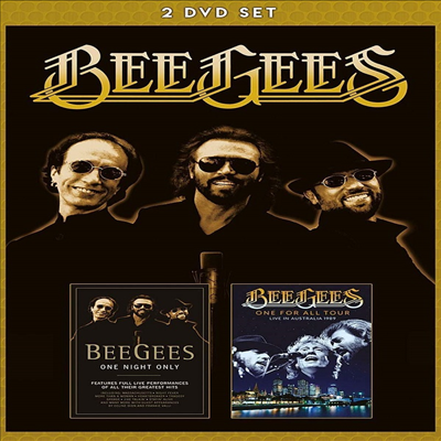 Bee Gees - One Night Only: Live In Las Vegas 1997/One For All: Live In Australia 1989 (PAL방식)(2DVD)