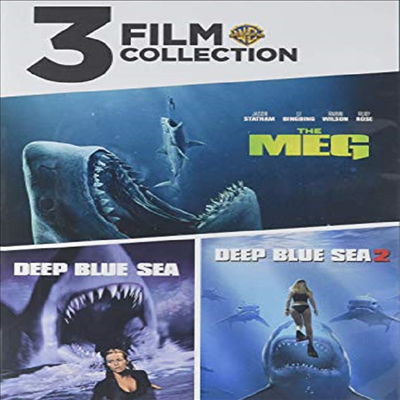 Meg / Deep Blue Sea / Deep Blue Sea 2 (메가로돈 / 딥 블루 씨 1.2)(지역코드1)(한글무자막)(DVD)