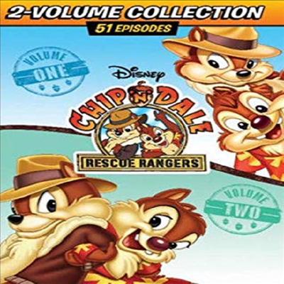 Chip 'N Dale Rescue Rangers 1 & 2 (다람쥐 구조대)(지역코드1)(한글무자막)(DVD)