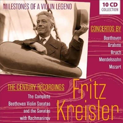 크라이슬러 - 바이올린의 전설 (Fritz Kreisler - Milestones Of A Violin Legend) (10CD Boxset) - Fritz Kreisler