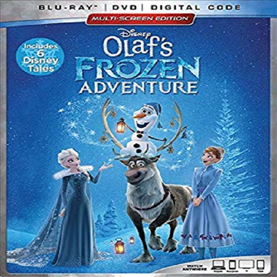 Olaf's Frozen Adventure Plus 6 Disney Tales (올라프의 겨울왕국 어드벤처)(한글무자막)(Blu-ray)