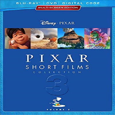 Pixar Short Films Collection 3 (픽사 숏 필림 컬렉션 3)(한글무자막)(Blu-ray)